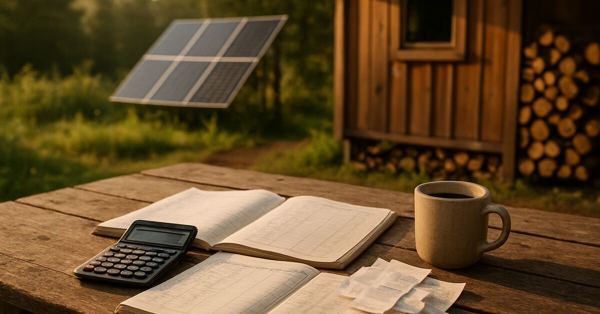 Budgeting for off-grid life: the real annual cost of self-reliance