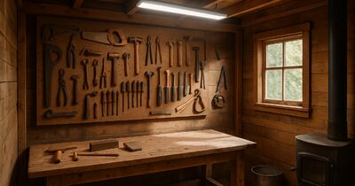 Building a proper off-grid workshop: layout, power, and tool storage