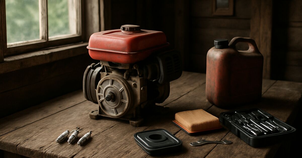 Building a small engine repair kit: keeping generators and pumps alive