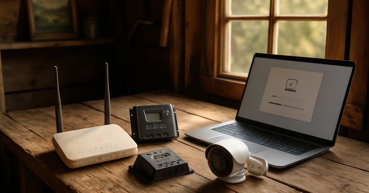 Buying used solar and comms gear off-grid without buying a backdoor