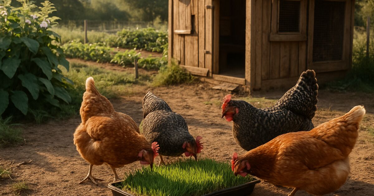Feeding a small flock off-grid: eggs and meat without buying feed hauls