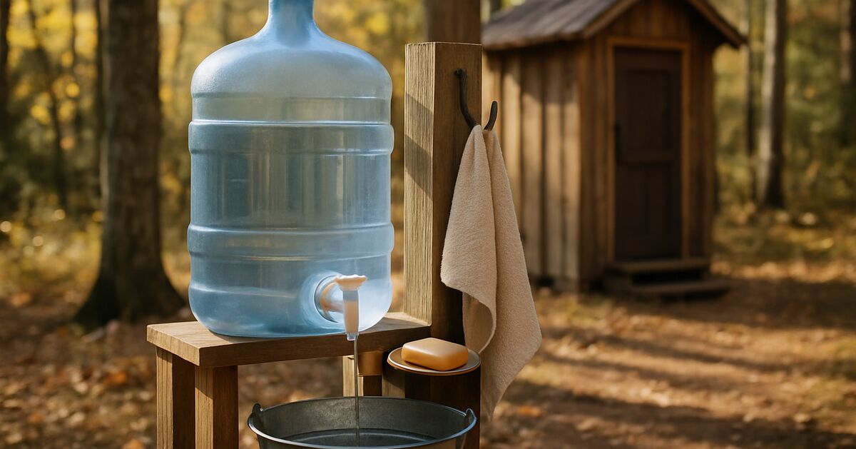 Handwashing and hygiene stations off-grid: staying sanitary without running water