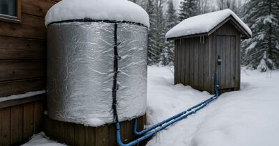 Keeping off-grid water safe through a hard freeze: pipes, tanks, and lines