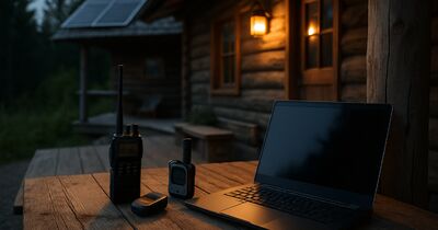 Mesh radios, VoIP, and satellite mail: a layered off-grid comms stack