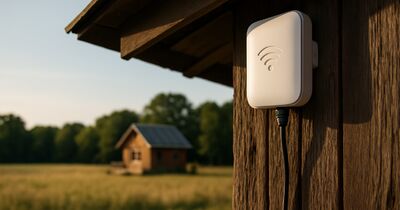 Off-grid Wi-Fi that reaches the barn, shop, and garden, not just the cabin