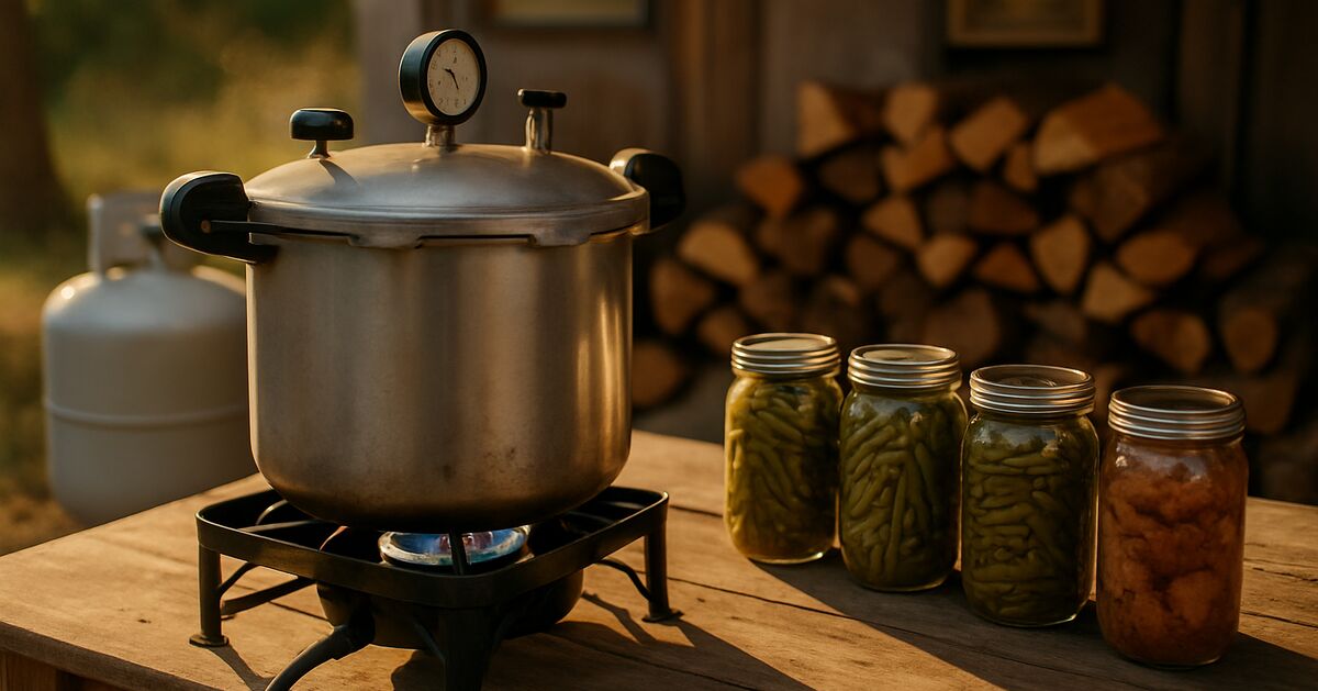 Pressure canning off-grid: real batch times without shore power