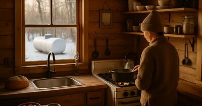 Propane tank sizing and refill logistics for off-grid cooking