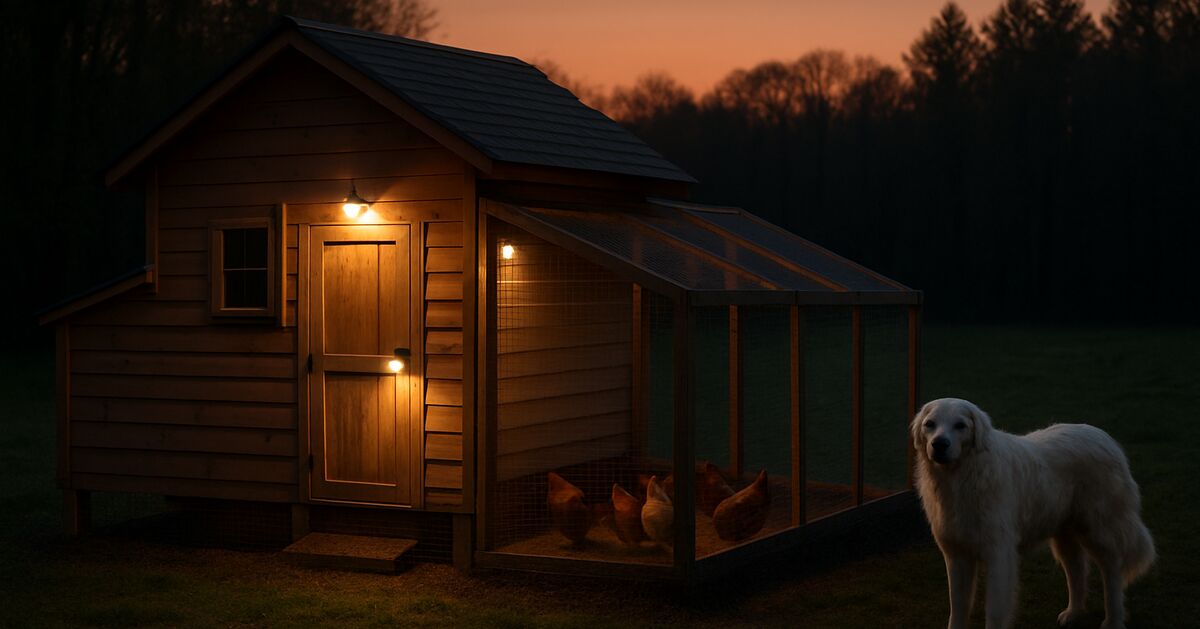 Protecting livestock and pets from predators when you're off-grid