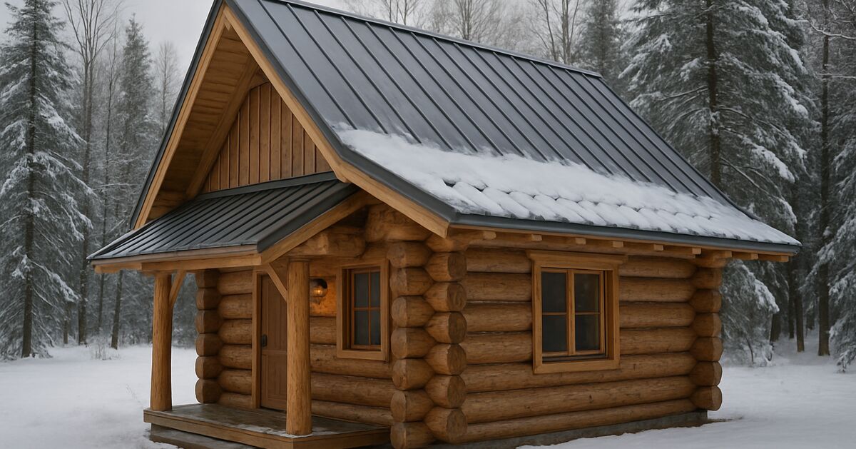 Roof design for off-grid cabins: pitch, metal choice, and snow load