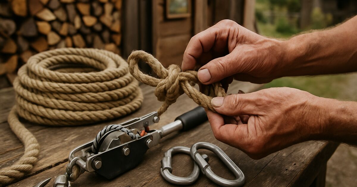 Rope, knots, and rigging: the off-grid skill nobody puts in a kit
