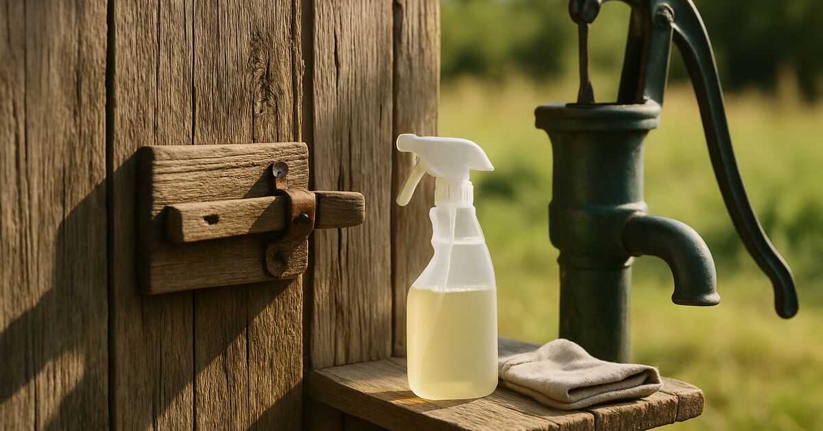 Sanitizing shared tools and surfaces off-grid without a bleach habit