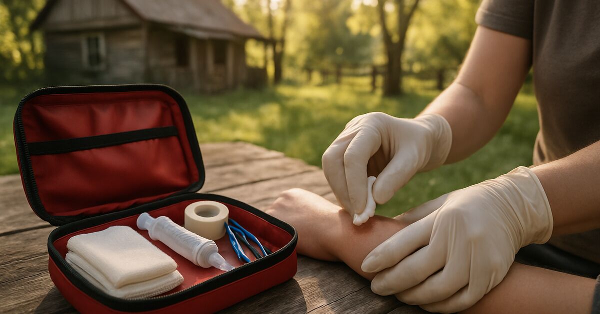 Wound care off-grid: cleaning, closing, and watching cuts that won't quit